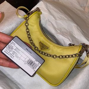 Prada re-edition nylon mini shoulder bag